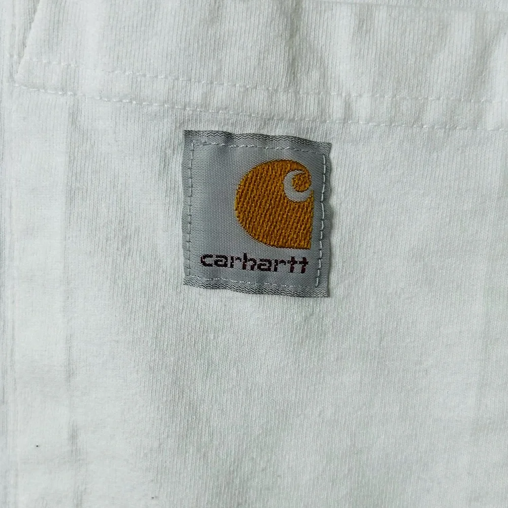 Carhartt Men's White Pocket Tee - Picture 3 of 4